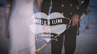 Video Matrimonio Livorno con Drone Villa Margherita Quercianella Angelo  Elena [upl. by Aisetal]