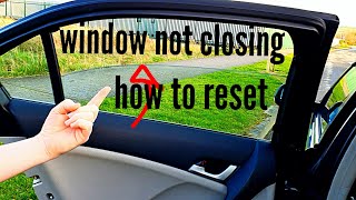 How to reset your power windowswindow wont close windows wont stay up honda accord [upl. by Africa773]