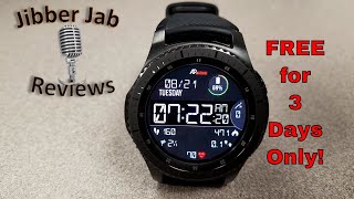 Samsung Gear Watch Face by AP Watches  FREE for 3 Days Only Hurry  Jibber Jab Reviews [upl. by Aissak]