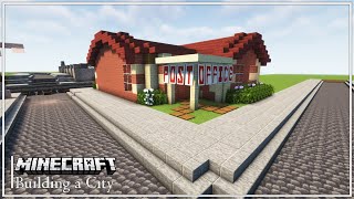 I built a POST OFFICE in Minecraft  Building A City  Ep 70 [upl. by Landers987]