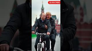 Donald Trump and Vladimir Putin on red square  ai generated video  ai world leaders ai putin [upl. by Hayifas141]