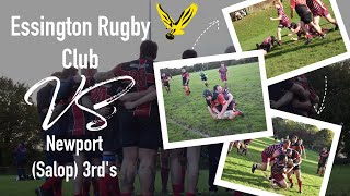 Essington Rugby Club 14 vs 38 Newport Salop IIIs [upl. by Mick]