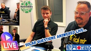 The BIG solar and battery storage questions answered LIVE [upl. by Efal]