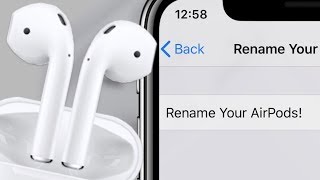 How to Rename Your AirPods Change the Name of Your AirPods [upl. by Euqininod733]