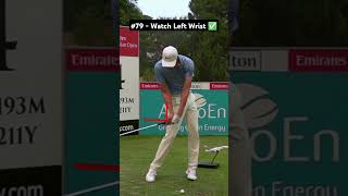 Left Wrist Movement And Lag Golf Swing Slow Motion Iron [upl. by Anivlis]