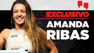 EXCLUSIVO Amanda Ribas abre o jogo sobre treino em família e luta com Rose Namajunas [upl. by Ymorej]