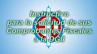 COMO SOLICITAR SUS COMPROBANTES FISCALES NCF EN LA DGII [upl. by Assyla]