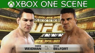 Chris Weidman vs Vitor Belfort  Full Fight  EA Sports UFC 2014 [upl. by Bethina]