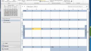 Öffentlicher iCal Google Kalender in Outlook 2010 abonnieren  synchronisieren  sync [upl. by Shing]