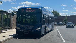 CTtransit 2010 New Flyer Industries XDE40 1034 Ride on route 37 [upl. by Adehsor]