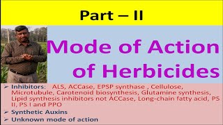 Part II Mode of Action of Herbicides [upl. by Burnside]