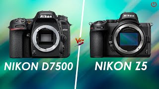 Nikon D7500 vs Nikon Z5  Comparison [upl. by Ramburt]