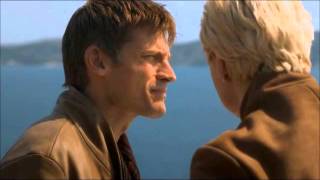 Game of Thrones 4x01 Brienne and Jaime Scene [upl. by Eatnad]