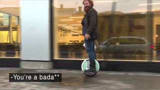 Panorama Agency ApSs Kristofer Hivju Rolling down the icy streets of Olso [upl. by Torres]