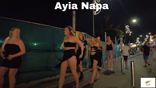 AYIA NAPA CYPRUS Nightlife Walk Tour 2023 [upl. by Grefe270]