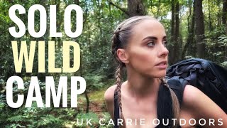 SOLO WILD CAMP  UK WILD CAMPING  NORTH YORKSHIRE MOORS WILD CAMPING [upl. by Bolitho]