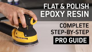 How to Sand and Polish Epoxy Resin to a Mirror Finish  Step by Step Guide [upl. by Terti]