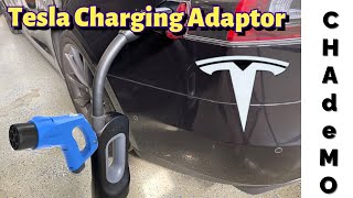 Tesla CHAdeMO Adapter  Should You Buy It [upl. by Anomis41]