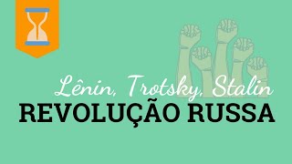 As Revoluções Russas  Lênin Trotsky e Stálin [upl. by Zink]