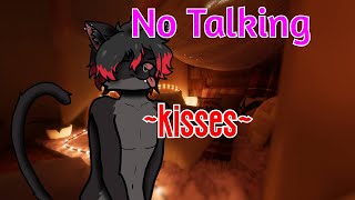 ASMR Vampire gives you kisses and headpats brushing kissing [upl. by Ylrae]