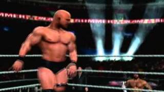 WWE SvR2011 Stone Cold vs Cm Punk Summerslam World Heavyweight Championship Match [upl. by Shiller445]