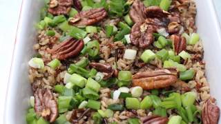 Wild Rice With Green Onions And Roasted Pecans [upl. by Ella]