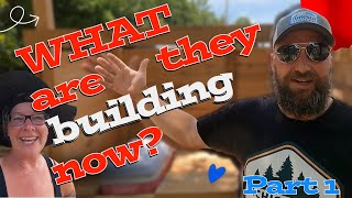 WHAT ARE THEY BUILDING NOW tiny house homesteading cabin build DIY HOW TO sawmill tractor [upl. by Mushro703]