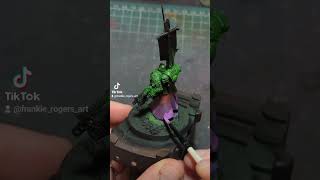 How To Paint Azrael For The Dark Angels warhammer40k warhammer fyp [upl. by Odraleba]