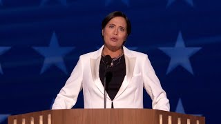 Former Trump press secretary Stephanie Grisham full speech 2024 DNC day two Aug 20 2024 [upl. by Ahsitil]