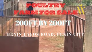 FARM FOR SALE IN BENIN CITY EDO STATE NIGERIA BENIN LAGOS ROAD [upl. by Asilef]