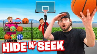 2HYPE Basketball Prop Hunt Hide and Seek [upl. by Pietje]