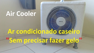 AR CONDICIONADO CASEIRO SEM GELOFÁCIL DE FAZER DEFINITIVO COM VENTILADOR E PELTIER [upl. by Halladba386]