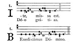 Gregorian Chant  Julian D Jankowski  Benedicamus Domino Mass XIII  Stelliferi Conditor Orbis [upl. by Labanna]