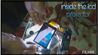 whats inside a 🎞️📽️ lcd projector All Parts Teardown [upl. by Aihtenyc]