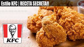 ¡La Receta Secreta de KFC POLLO Crujiente en Minutos [upl. by Yretsym]