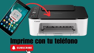 como conectar un telefono con la impresora canon TS3500 series [upl. by Eenafets]