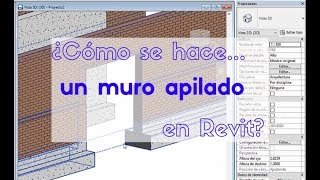 02 ¿Cómo se hace un muro apilado o compuesto en Revit [upl. by Ardnot]