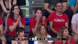 FIBA Kadınlar EuroBasket 2019  Türkiye 54  57 İtalya [upl. by Him]