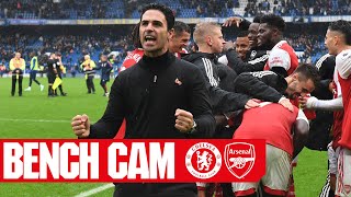 BENCH CAM  London derby delight  Chelsea vs Arsenal 01  Premier League [upl. by Sochor778]