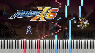 Mega Man X6  Opening Stage Piano Tutorial by Javin Tham [upl. by Asreht]