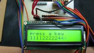 Keypad Interface  Interfacing Keypad with AVR Microcontroller Atmega16 [upl. by Enailil79]