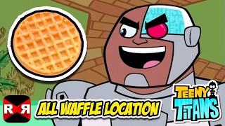 Teeny Titans  All Waffles Location  iOS  Android Gameplay Video [upl. by Nahsrad]