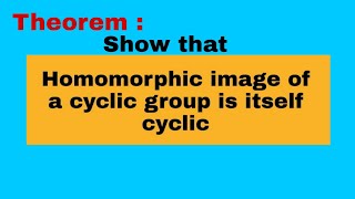 Cyclic Group  Fundamental theorem of cyclic groups Group theory  Modern algebra [upl. by Ttehc]