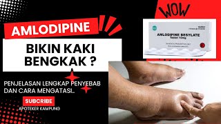 AMLODIPINE bikin KAKI BENGKAK Kenapa Terjadi dan Cara Mengatasinya Ternyata TANPA OBAT [upl. by Dobb665]