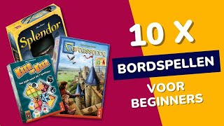 De 10 leukste bordspellen voor beginners [upl. by Aisset253]