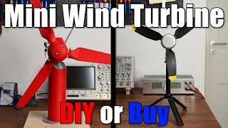 Mini Wind Turbine  DIY or Buy [upl. by Yesrej]