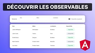 Angular et RxJS  un cas dusage pour découvrir les observables 2023 [upl. by Orel624]