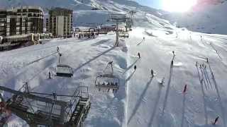 Tignes France  Snowboarding amp Skiing [upl. by Rosenblum]