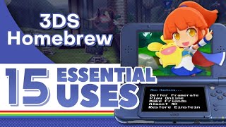 15 Essential Uses for 3DS Homebrew [upl. by Claretta]