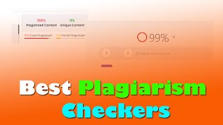 Top 5 Best Plagiarism Checkers 2024  Accurate amp Free Tools Reviewed [upl. by Ylenaj]